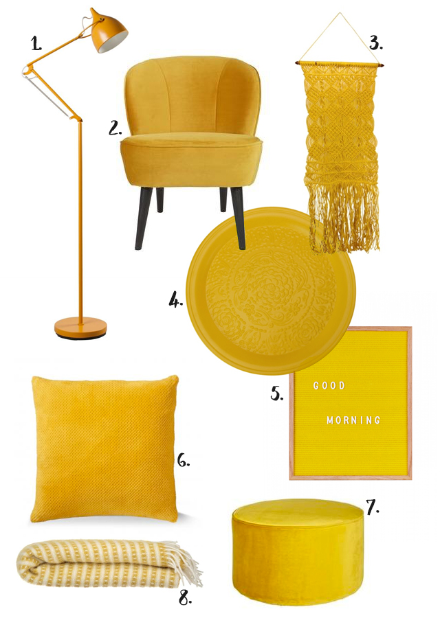 De geel in je interieur – door Sanne