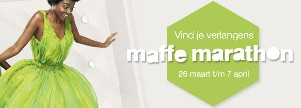 Maffe Marathon bij de Bijenkorf!