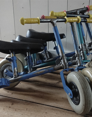 Van oude rollator naar een kleine loopfiets