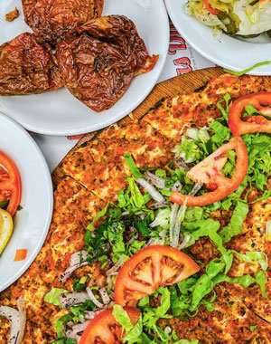 Echte Turkse Lahmacun (Turkse pizza)