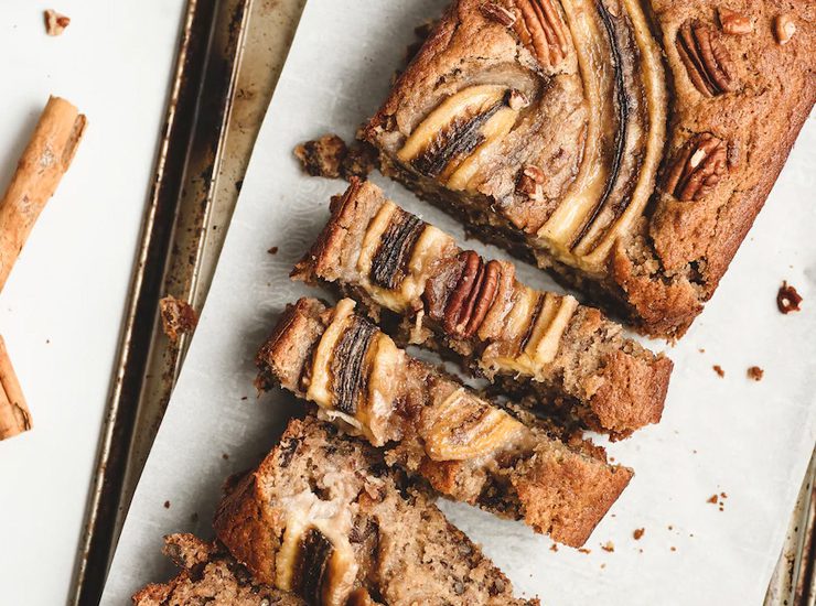 Heerlijke bananenbrood met pecannoten